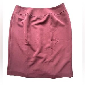 Rafaella Burgundy Midi Skirt • Used • Size: 8​